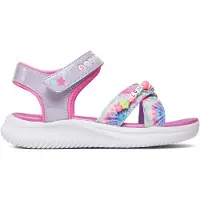 SKECHERS Sandalen 'JUMPSTERS' blauw / neongroen / lavendel / pink