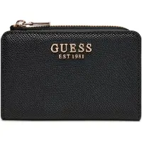 GUESS Portemonnee 'LAUREL II SLG ZIP ARND CRD CSE' zwart