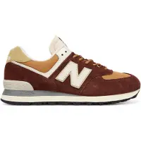 New Balance Lage schoen '574' cognac / oranje