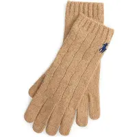 Ralph Lauren Dames Bruine handschoenen van wol en kasjmier (OSFA), Casual 455981440003