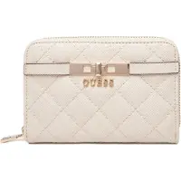 GUESS portemonnee Idra SLG Medium Zip Around Wallet Stone crème