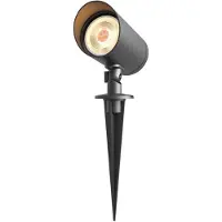 Calex Grondspot Imola Zwart 11 X 6 X 25,5 Cm