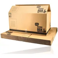Discountershop Verhuisdozen 125L - 10 Stuks - Professioneel en Stevig - Extra grote verhuisdozen 80x40x40 cm