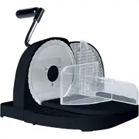 Wenko broodsnijmachine, zwart, inclusief opvangbak voor restjes
