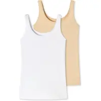 Schiesser Onderhemd ' Uncover ' beige / wit