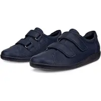 Ecco Soft 2.0 Klittenband - blauw - Maat 36