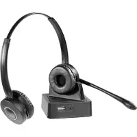 ESTUFF G4555 Bluetooth Office Headset (Draadloze), Kantoorheadset, Zwart