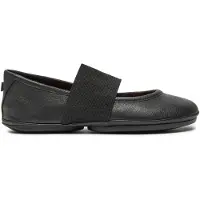 Camper Dames Merceditas Rechts Nina zwart (36), Leer, Plat, 1 tot 3 cm, Casual, Duurzaam 21595-242