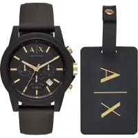 Armani Exchange Analoog horloge 'AX7105' goud / zwart