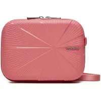 American Tourister Starvibe Cross Over sun kissed coral hardcase koffer crossbody dames
