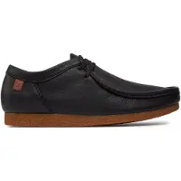 Clarks Shacre II Run Zwarte Leren Schoenen
