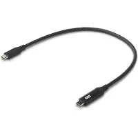 Ubiquity UACC-Cable-USB-100W-0.3M-BK USB-kabel 0,3 m USB C Zwart, Grijs