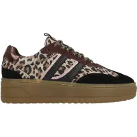 PS Poelman ANEMONE Dames Sneakers - Wit Met Roze Combinatie - Maat 40