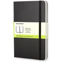 Moleskine pocket notitieboek blanco hard cover zwart
