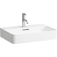 Laufen Val meubelwastafel 60x42cm met 1 kraangat met overloop wit