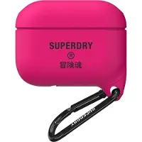 Superdry Airpod Cover Waterbestendige Siliconen hoes Airpods Pro - Roze