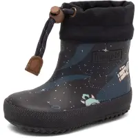 Bisgaard Regenlaarzen navy / nachtblauw / mintgroen / rosa