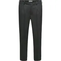 Only & Sons Bandplooibroek 'ONSMiro' donkergrijs