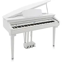 Gear4Music GDP-200 Digital Grand Piano by Gloss White
