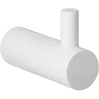 GPF bouwbeslag GPF Jas-/ handdoekhaak 40x14mm Wit