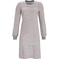 Ringella Badstoffen nachthemd roze grijs | Maat 52