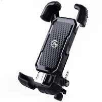 AG Universele Telefoonhouder Fiets - 360 graden rotatie - Ook voor Scooter en Motor - Zwart- Anti shock & Vibratie ontwerp - Fietshouder voor smartphones - telefoon - gsm houder fiets - iphone