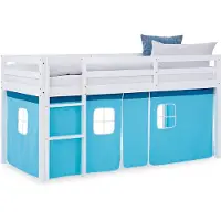 Homestyle4u Hoogslaper - 90x200 cm - Blauw