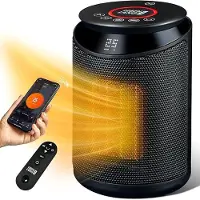 Lebenlang - Elektrische Kachel - 2000 Watt - Keramische Ventilatorkachel - Keramische Kachel - 2000 Watt - Elektrisch Kacheltje voor binnen - Afstandsbediening
