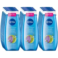 Nivea Douchegel – Mood Detox - Lotus Flower - Voordeelverpakking 12 x 250 ml