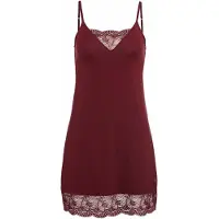 JOOP! Nachthemd 'Beautiful Chemise' donkerrood
