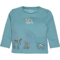 s.Oliver Shirt cyaan blauw / brokaat / zwart / wit