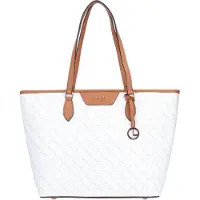 L.credi Shopper 'Filiberta' bruin / wit