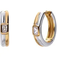 Lucardi Oorbellen goud / zilver