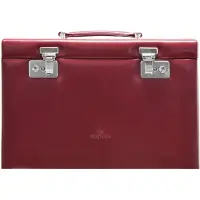 Windrose Sieraden-bewaring 'Merino' rood