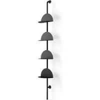 Umbra SOLIS ADJUSTABLE SHELVES BLACK