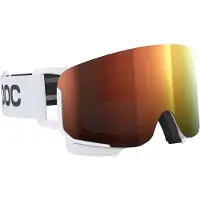 POC - Skibrillen - Nexal Hydrogen White/Partly Sunny Orange voor Unisex - Wit