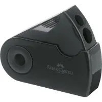 Faber Castell Sleeve Puntenslijper 2 Gaten Kunststof Zwart 182700