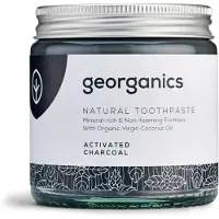 Georganics natuurlijke tandpasta | houtskool | fluoridevrij | 60 ml