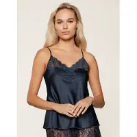 Lingadore Slipdress Sparkling Blue | Maat: XXL | Kleur: Marine Blauw