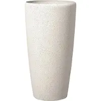 Beliani ABDERA - Plantenbak - Lichtbeige - 39 cm - Stenenmix