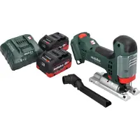 Metabo STA 18 LTX 100 accudecoupeerzaag 18 V 100 mm borstelloos + 2x LiHD accupack 5,5 Ah + lader