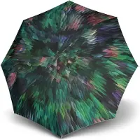 Knirps paraplu T.760 Stick Automatic Fashion Peacock Green kleurrijke