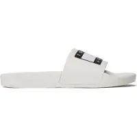Tommy Hilfiger Muiltjes 'Essential' crème / marine / rood / wit