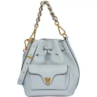 Coccinelle Leren schoudertas Beat Generatio Bucket Bag Snow Lichtgrijs