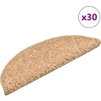 vidaXL Trapmatten 30 stuks 56x17x3 cm Goud Halfrond