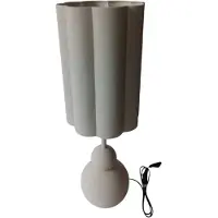 Mansion Atmosphere Tafellamp Metaal Wit 23x23x68,5cm Beige beige Metaal