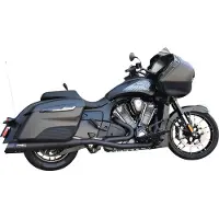 Bassani Xhaust Tru Dual B Indian Challenger Ref:8h16sb Niet Gehomologeerd Volledig Uitlaatsysteem