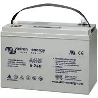 Victron Energy Victron AGM 6V 240Ah Deep Cycle Akku Batterie Loodaccu 6 V 240 Ah Loodgel (b x h x d) 320 x 247 x 176 mm Onderhoudsvrij