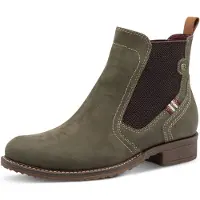 Tamaris Chelsea boots olijfgroen