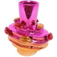 Countryfield Vaas Glamour S roze 25,5x20x27cm roze Keramiek Vaas